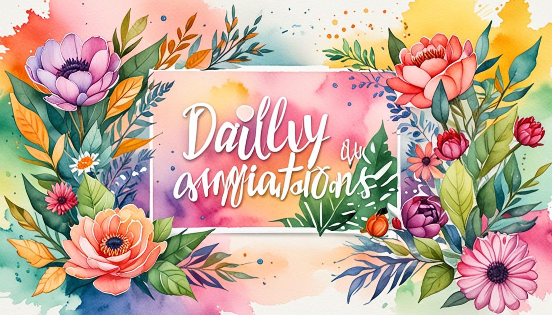 Daily Affirmations as a Strategy to Increase Motivation and Productivity